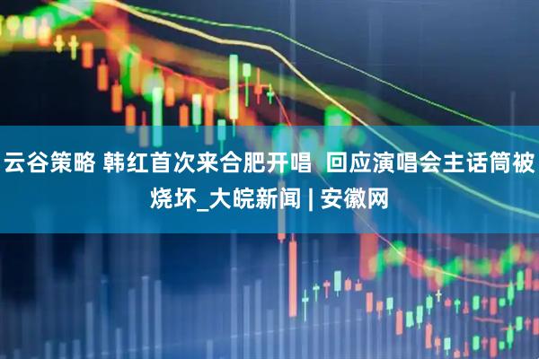 云谷策略 韩红首次来合肥开唱  回应演唱会主话筒被烧坏_大皖新闻 | 安徽网