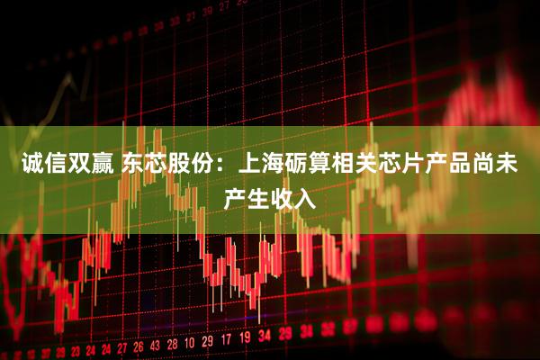 诚信双赢 东芯股份：上海砺算相关芯片产品尚未产生收入